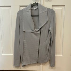 Helmut Helmut Lang Asymmetrical Jacket - light gray, size small